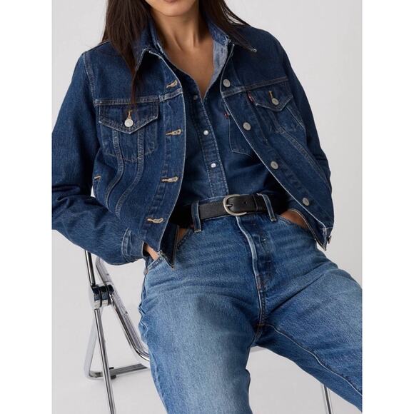 Levis ORIGINAL TRUCKER JACKET Size M Women’s - Picture 1 of 8